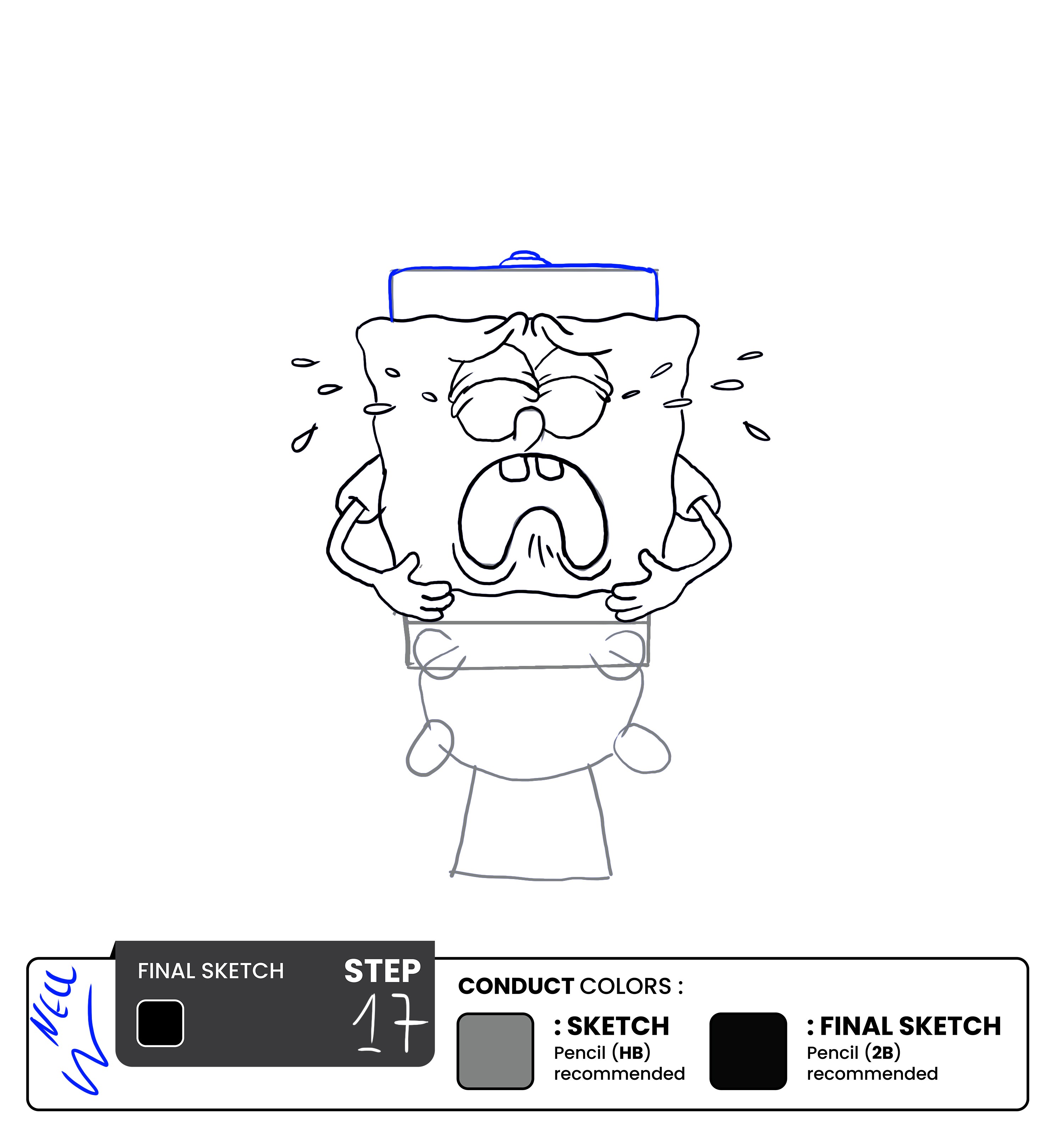Step 17 – Add the Flush Tank