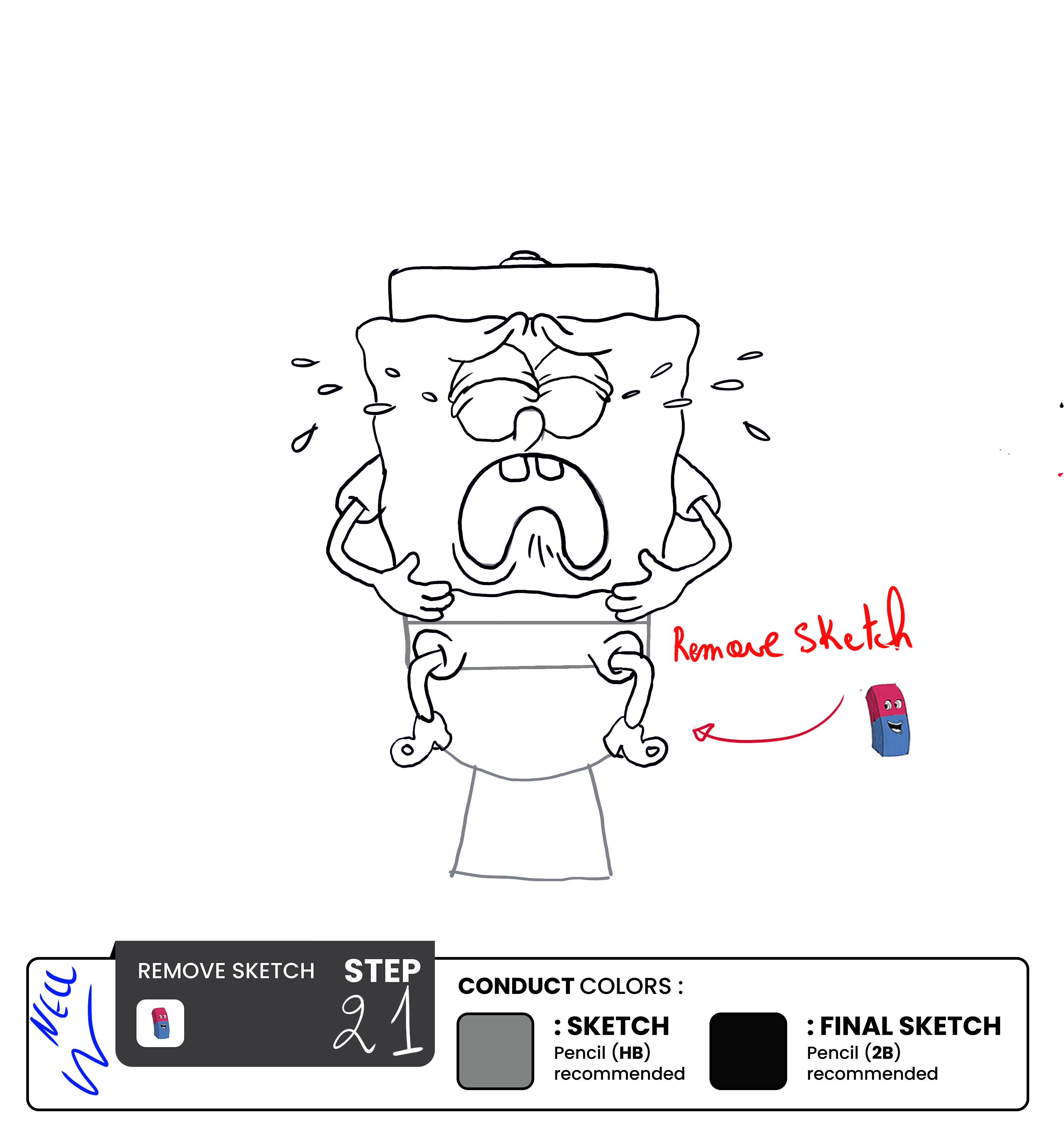 Step 21– Remove the Sketch