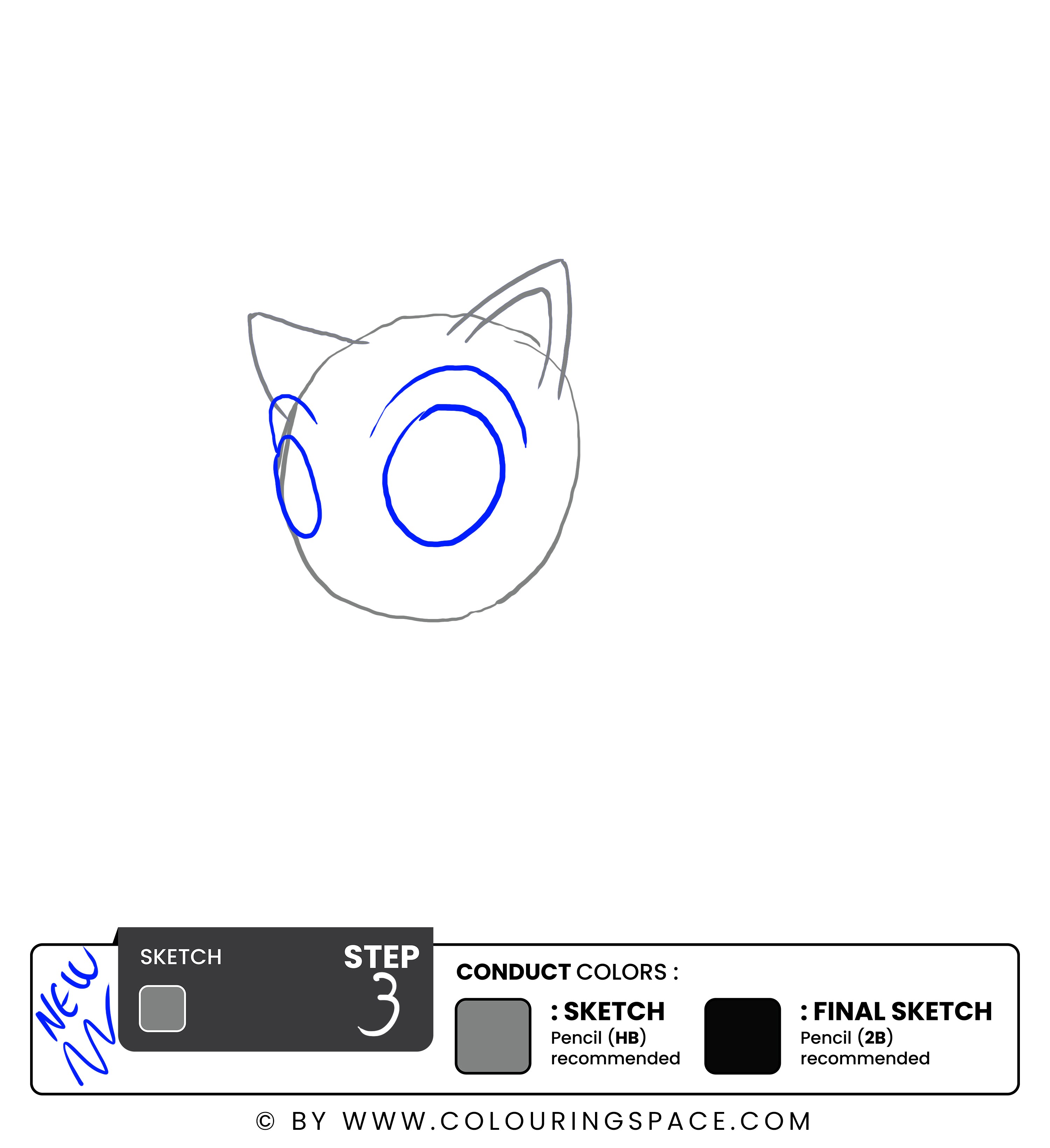 Step 3 - Draw the Eyes