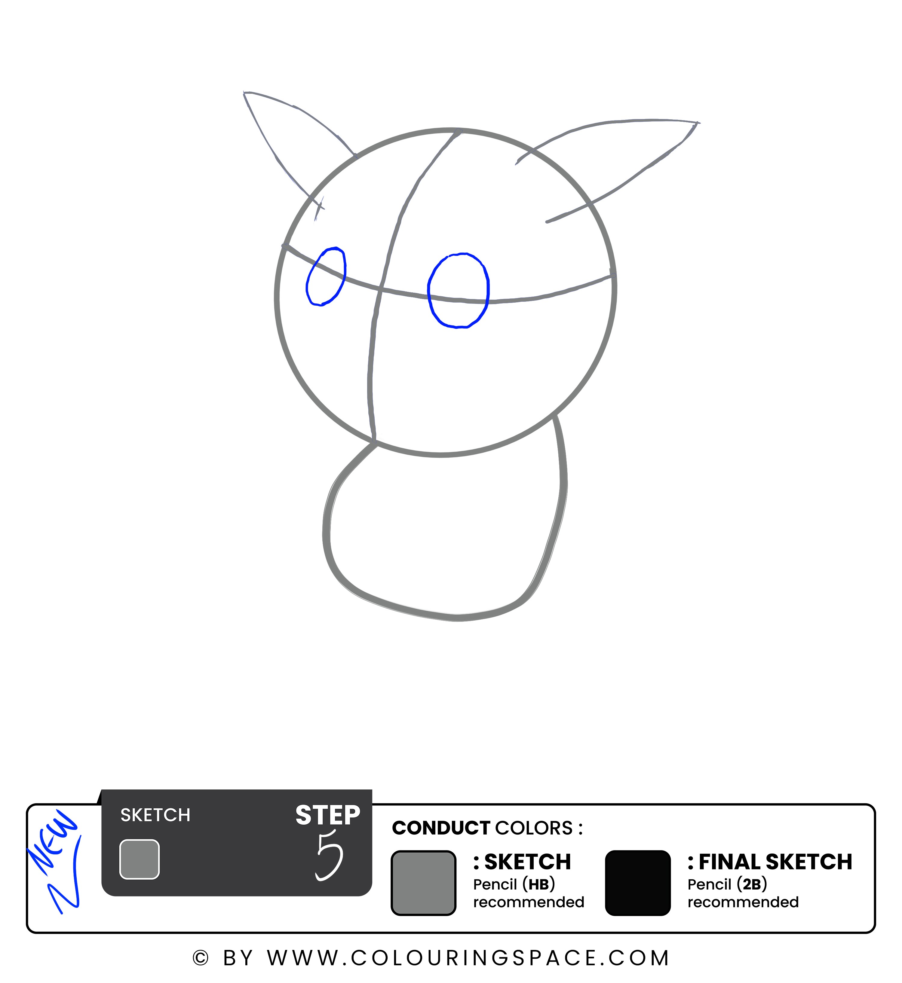 Step 5– Add the Eyes