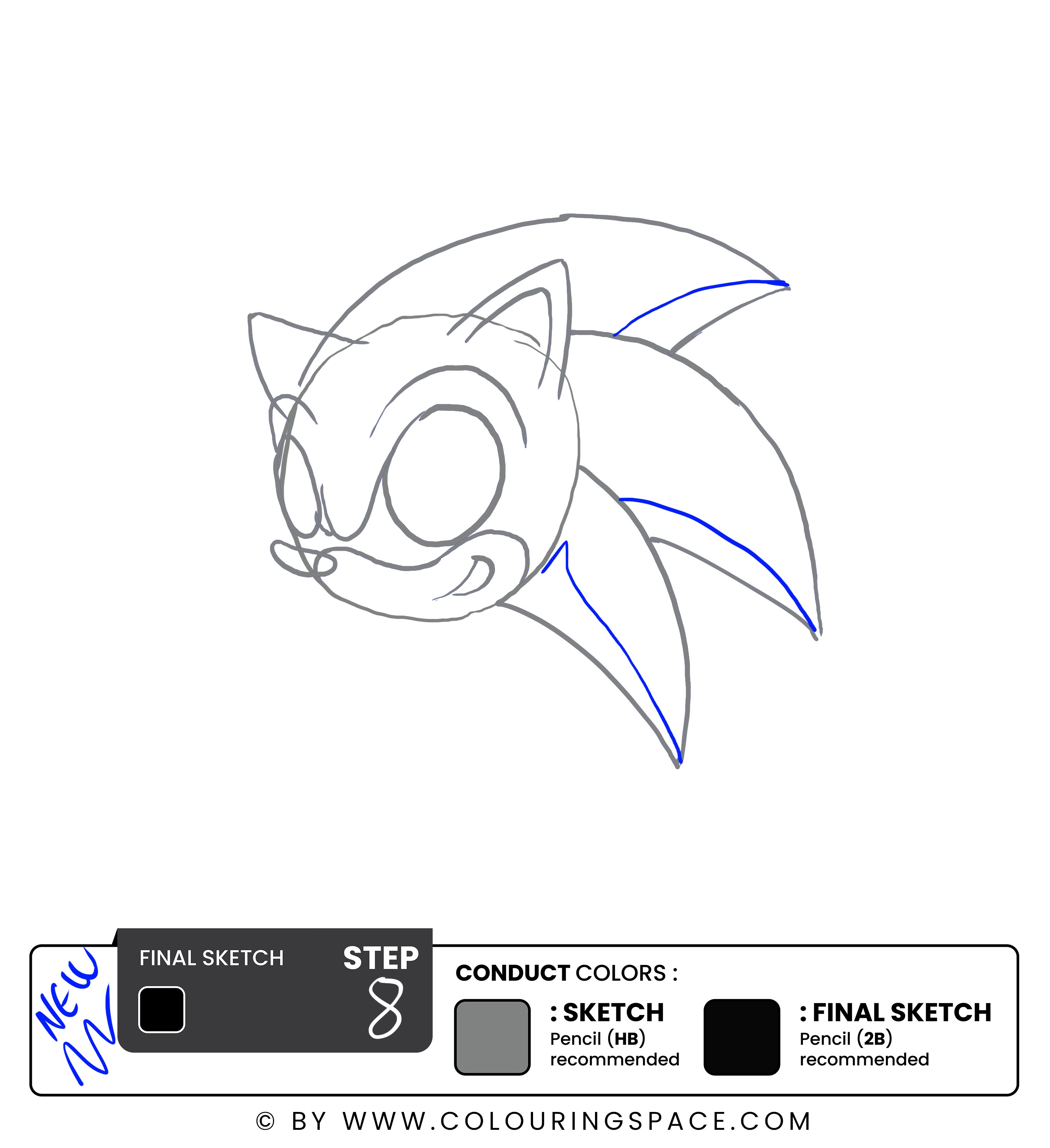 Step 8 - Now Add in a Few Details in Quills