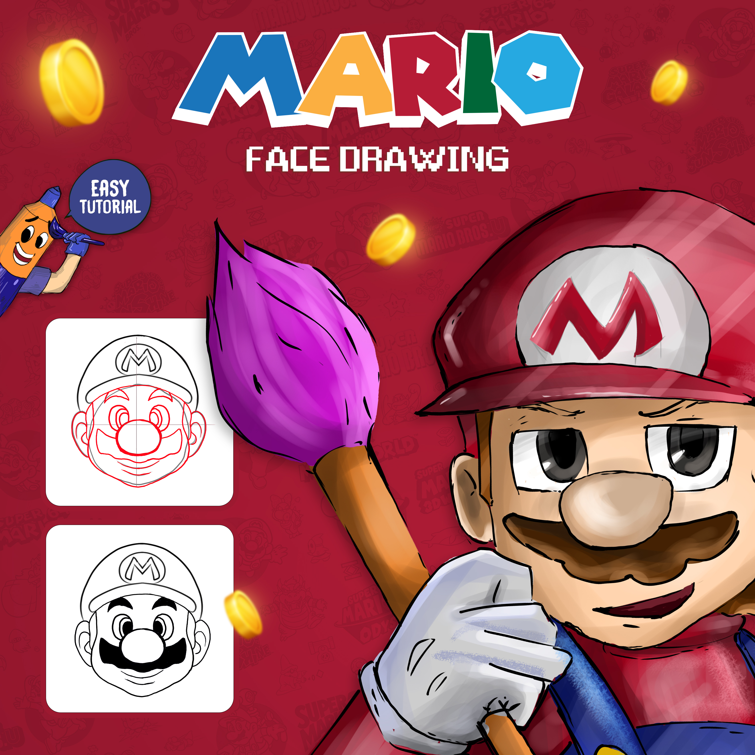 Thumbnail Image of Super Mario Drawing Article
