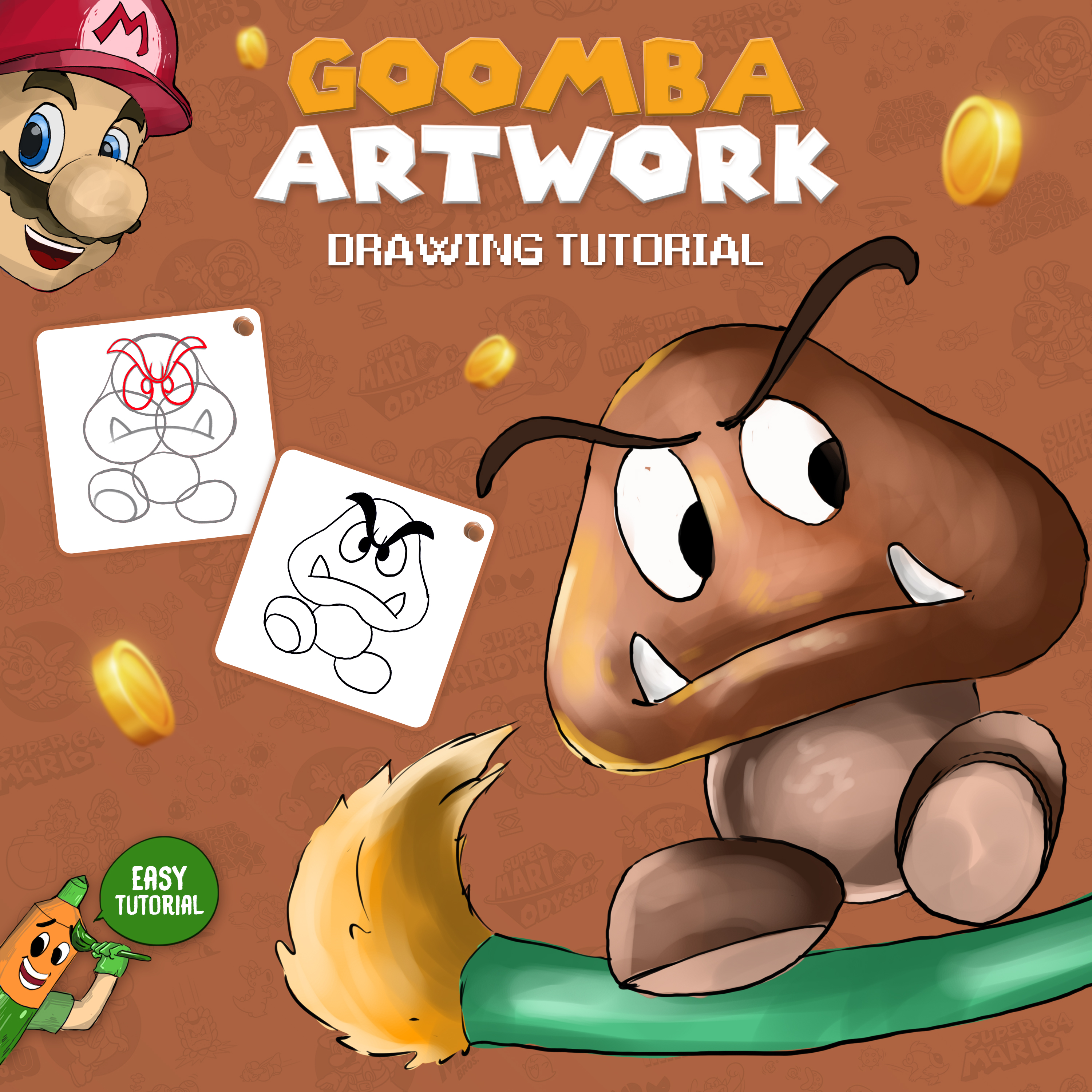 Thumbnail Image of Goomba Drawing Article